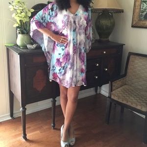 Jennifer Lopez Flutter Dress Size M